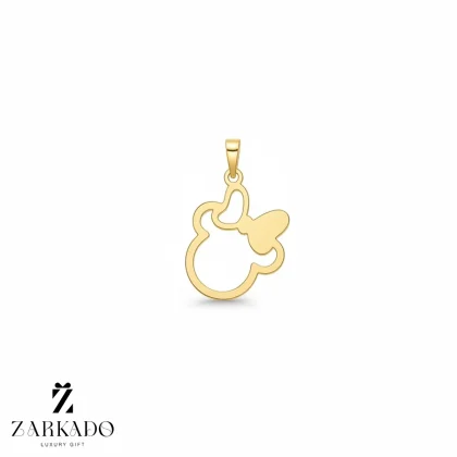 پلاک طلا لیزری سبک طرح میکی