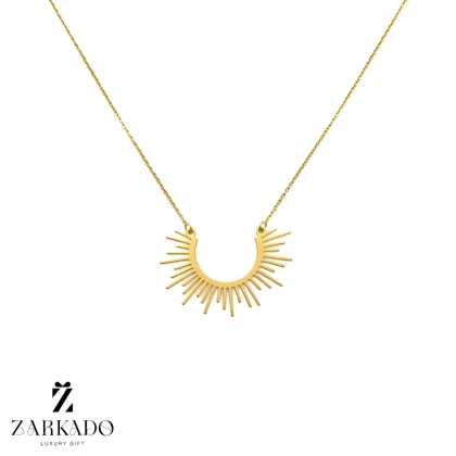 گردنبند طلا طرح خورشید