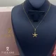 پلاک طلا طرح ستاره دریایی