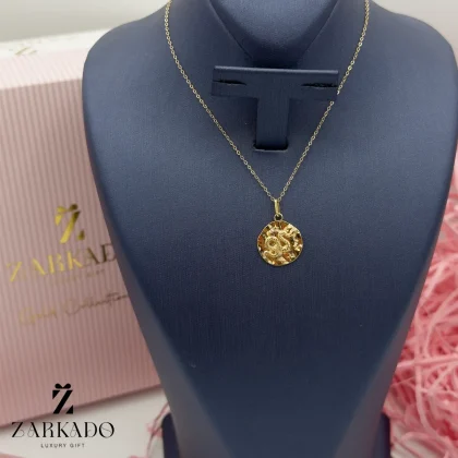 پلاک طلا طرح مار زودیاک