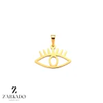 پلاک لیزری طلا طرح چشم