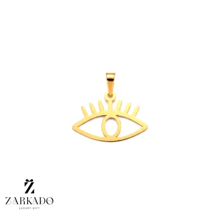 پلاک لیزری طلا طرح چشم