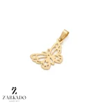 پلاک لیزری طلا طرح پروانه کد 1