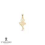 پلاک لیزری طلا طرح بالرین