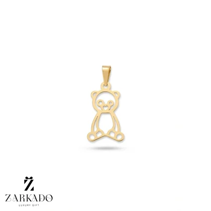 پلاک لیزری طلا طرح تدی