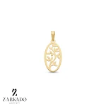 پلاک لیزری طلا طرح درخت زندگی