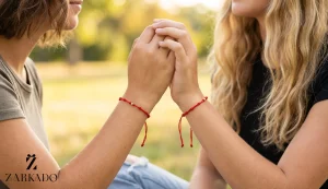 دستبند نخی 7 گره با گوی البرنادو