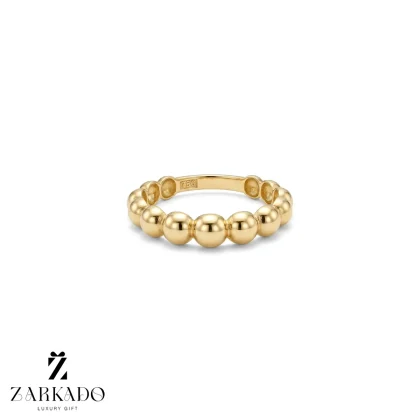 انگشتر طلا طرح توپ توپی