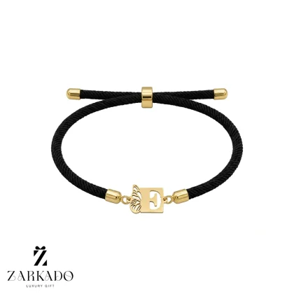 دستبند بندی حرف انگلیسی E با بال پروانه