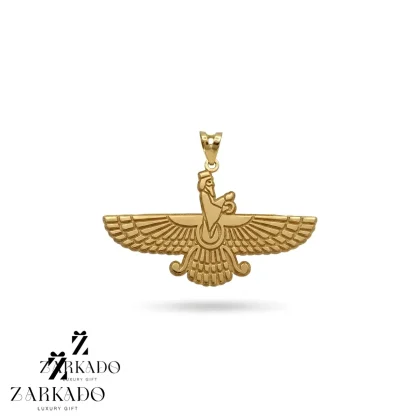 پلاک طلا فروهر حکاکی