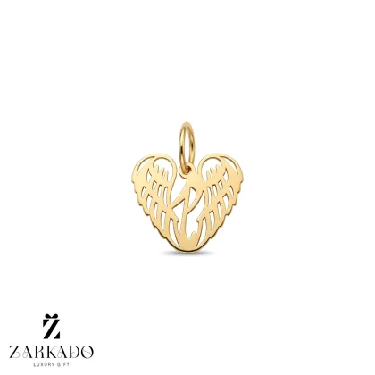 پلاک طلا طرح مادر و بال فرشته