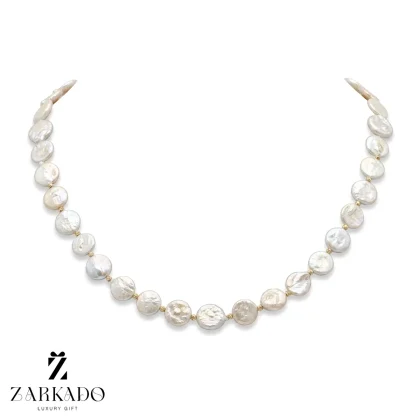 چوکر مروارید باروک با گوی طلا البرنادو