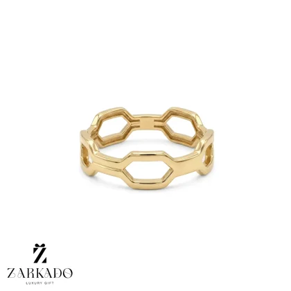 انگشتر طلا طرح لونه زنبوری