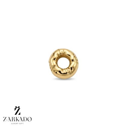 پلاک طلا حرف O بادکنکی سایز کوچک