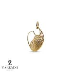 پلاک طلا طرح هندسی