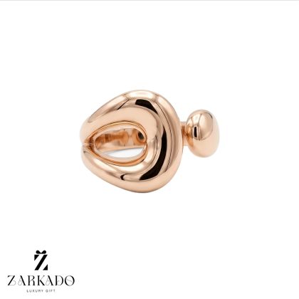 انگشتر طلا طرح هندسی رزگلد