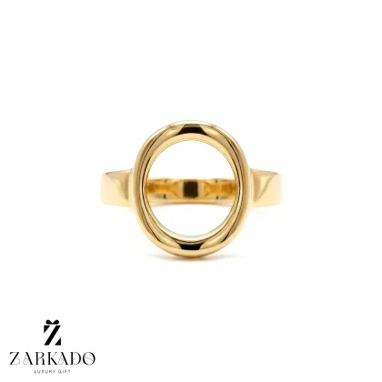 انگشتر طلا طرح سیگنت دایره توخالی