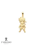 پلاک لیزری طلا طرح جادوی شمشیر زن یتیم حکاکی