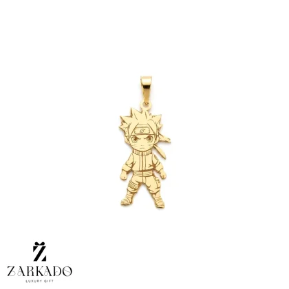 پلاک لیزری طلا طرح جادوی شمشیر زن یتیم حکاکی